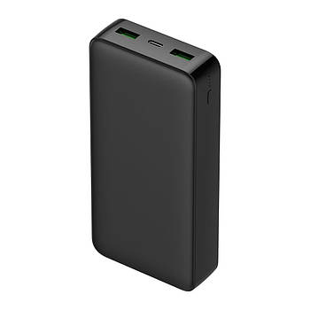 Повербанк (powerbank) "Чорний" 20000 маг