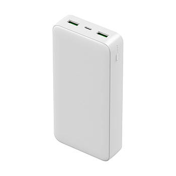 Повербанк (powerbank) "Білий" 20000 маг