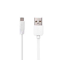 Кабель Hoco X1 Rapid microUSB - USB 1м (2.4A) для зарядки и передачи данных White