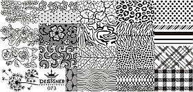 Диск для стемпінгу Дизайнер (Новий рік 2025, змія) 073