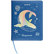 Щоденник шкільний Kite Magic whale K22-264-6, тверда обкладинка, PU