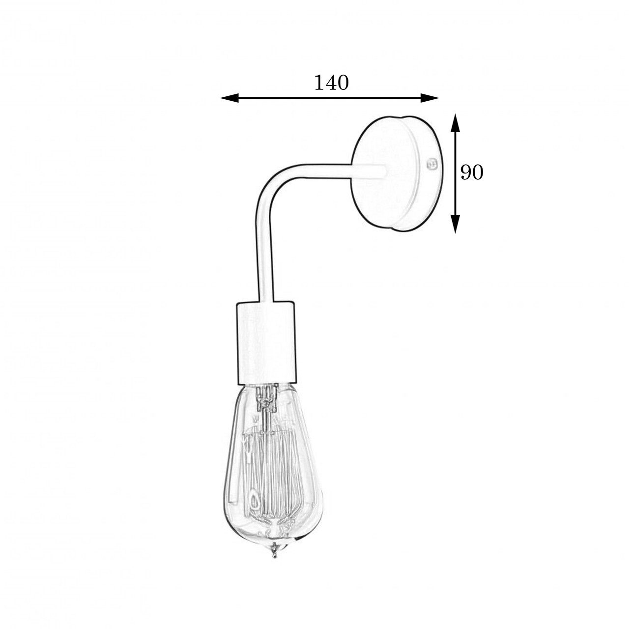 Бра в стиле лофт MSK Electric Asket NL 1440 - фото 2 - id-p1937735566