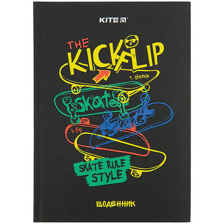 Щоденник шкільний Kite Kick Flip K22-262-9, тверда обкладинка, фото 2