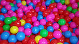 Кульки (м'ячики) для сухого басейну м'які, d=7,2 см, фото 2