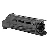 Полімерна цівка MFT Tekko для AR-15 з отворами M-LOK. Колір: Чорний, фото 3