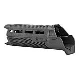 Полімерна цівка MFT Tekko для AR-15 з отворами M-LOK. Колір: Чорний, фото 5