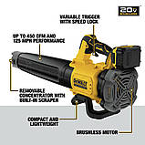 Повітродувка DEWALT DCBL722P1 20V MAX XR Li-Ion Kit (5 Ah) New, фото 5