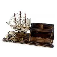 Підставка для ручок і візиток Вітрильник