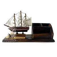 Підставка сувенір Вітрильник для ручок і візиток