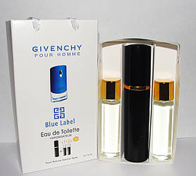 Парфуми набір 3в1 для чоловіків Givenchy Blue Label (живанші блу лебл)45 мл
