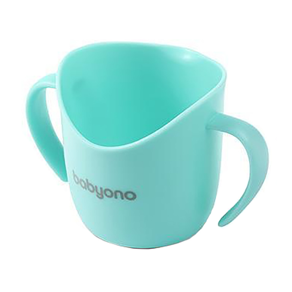 Тренувальна чашка з ручками м'ятна BabyOno 120 мл (5901435413784)
