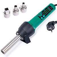 Термофен YIHUA 8858-I / РК-дисплей / цифрове регулювання / компактний / 120 л/хв / 100 - 480°C / 700 Вт