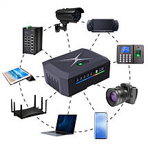 Джерело безперебійного живлення (ДБЖ, UPS) DCP60W для роутера, термінала, камери (60 Вт, 20800 mah) Black, фото 4
