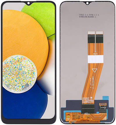 Дисплей + сенсор Samsung A03 (SM-A035FZBGSEK) Black - p/n: LM5C3422F0-A1, фото 1