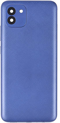 Задня кришка для Samsung Galaxy A03 Blue, фото 1