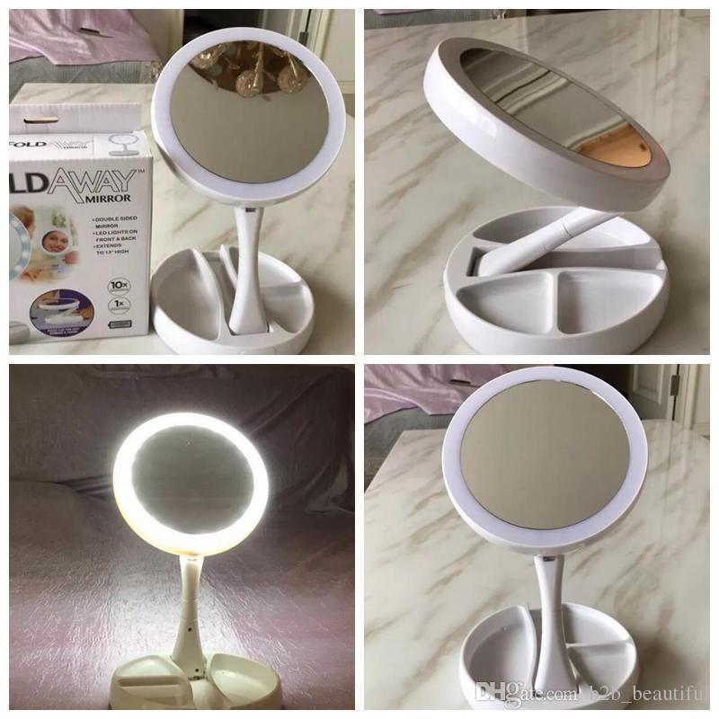 Складное зеркало для макияжа с Led подсветкой My Fold Away Mirror SEN - фото 5 - id-p1937757891