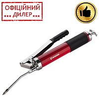 Шприц для смазки двухплунжерный 600см3 с гибким шлангом INTERTOOL HT-0060