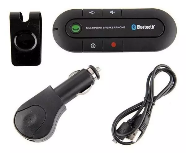 Автомобильный беспроводной динамик-громкоговоритель Bluetooth Hands Free kit HB 505-BT (спикерфо SEN - фото 3 - id-p1937758314
