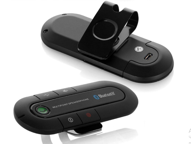 Автомобильный беспроводной динамик-громкоговоритель Bluetooth Hands Free kit HB 505-BT (спикерфо SEN - фото 6 - id-p1937758314