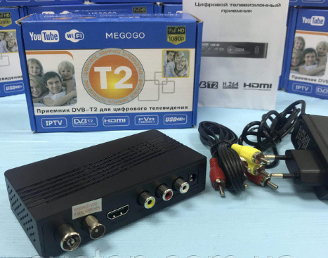 Тюнер T2 MG811 приставка с просмотром YouTube IPTV WiFi HDMI USB MEGOGO SEN - фото 5 - id-p1937758332