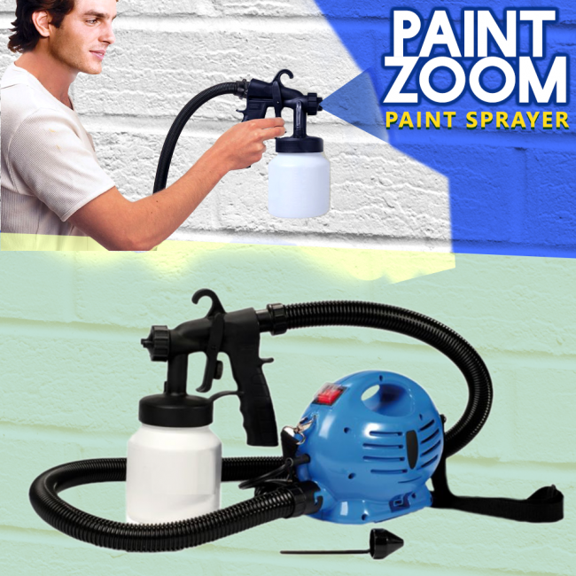 Краскораспылитель Профессиональный Paint Zoom (Пейнт зум), краскопульт электрический, распылител SEN - фото 1 - id-p1937758333
