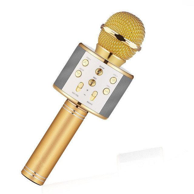 Bluetooth микрофон для караоке с изменением голоса WSTER WS-858 SEN - фото 4 - id-p1937758346