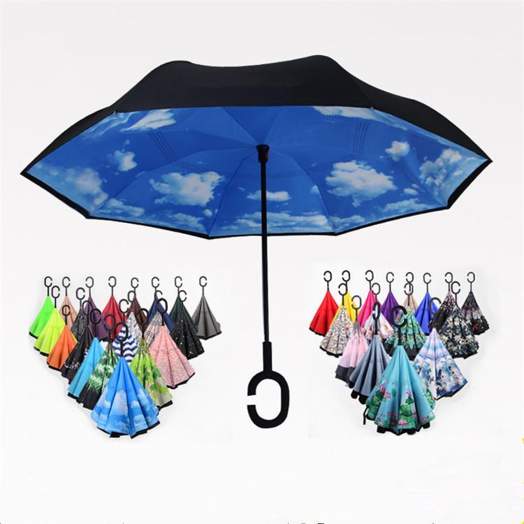 Зонт наоборот Umblerlla, раскладной. SEN - фото 4 - id-p1937758762