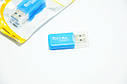 Кардрідер Card reader T-Flash MicroSD TF Blue, фото 3