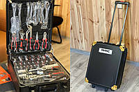 Набор инструмента WMC TOOLS 408 предметов с трещоткой (в чемодане) SEN