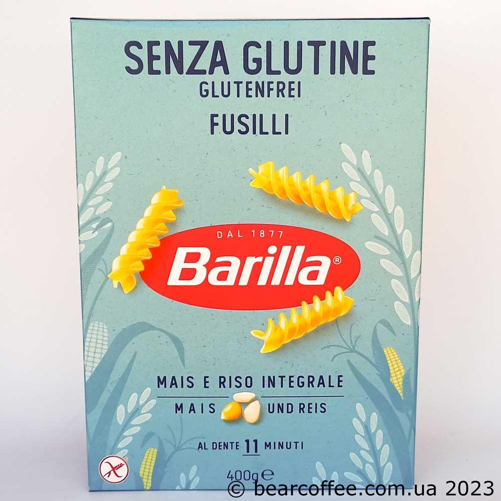 Паста без глютену Barilla gluten free Fusilli 400г