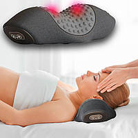 Масажна подушка для шиї PILLOW LY-344 Електричний масажер для шиї 3 режими Вібраційний масажер