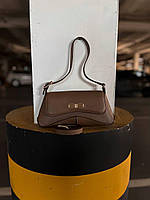 Женская кожаная сумка через плечо Balenciaga коричневая, стильная сумка, премиум качество, модная сумка баленс