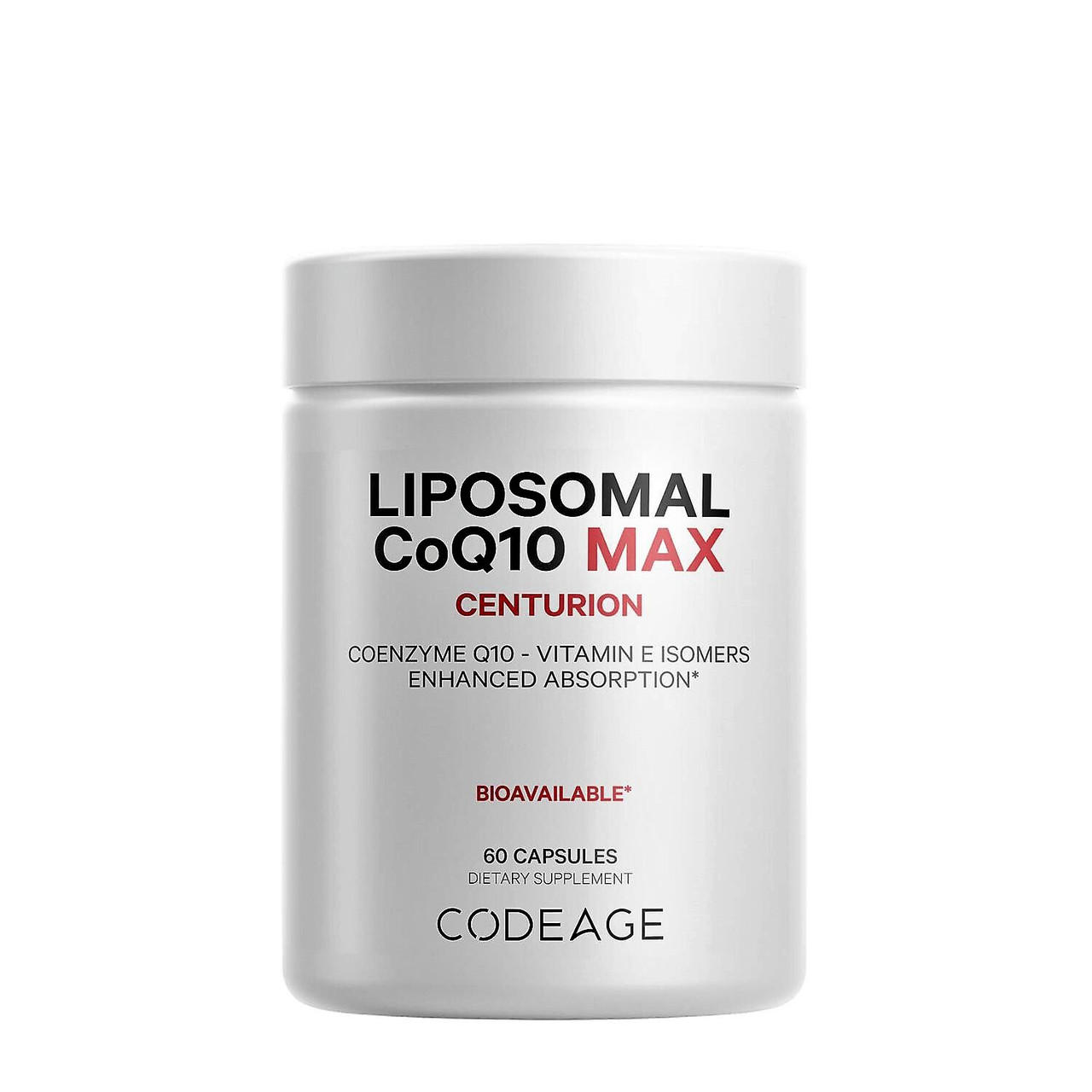 CodeAge Liposomal CoQ10 Max / Коензим Ку10 250 мг ліпосомальний 60 капсул