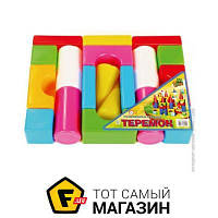 Блочный конструктор для девочек, мальчиков от 3 лет - M-Toys Теремок (08071)