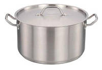 Качественная кастрюля с крышкой 9 литр BN-632 для ресторана, Кастрюля стальной для всех видов плит