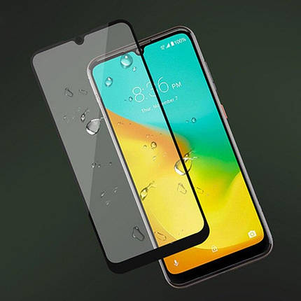 Захисне скло для ZTE Blade V40 Design чорний, фото 3