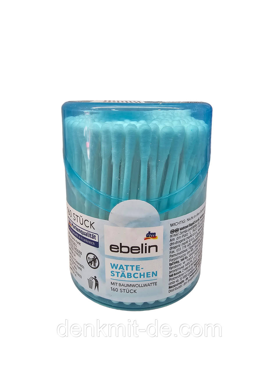 Ватні палички Ebelin DM 160 шт