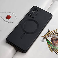 Чохол для Samsung S20 FE. Чорний матовий колір, з захистом камери