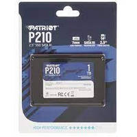 Накопитель SSD 2.5" 1TB Patriot P210 (P210S1TB25) R520MBs W430MBs SATA III 7мм #