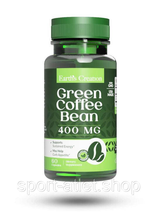 Натуральна добавка Earth‘s Creation Green Coffee G50 400 mg, 60 капсул