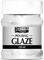 Фінішний лак "Pouring glaze" Прозорий 230 мл Pentart