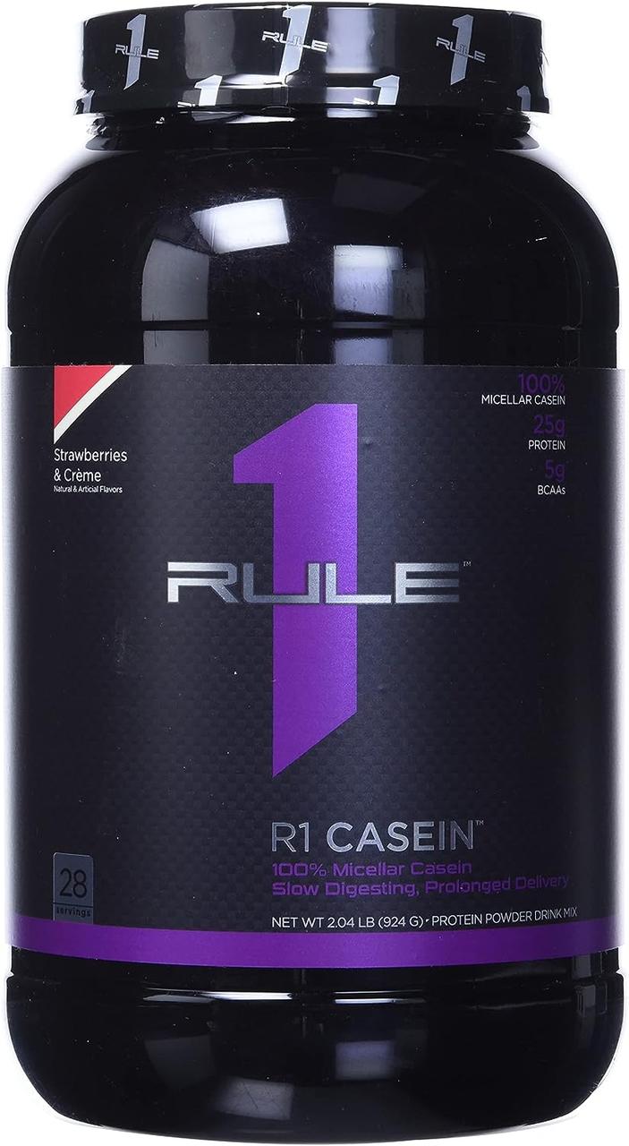 Протеїн Rule 1 Casein 900 g (Strawberries and cream)