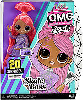 Кукла ЛОЛ ОМГ Фигуристка LOL Surprise OMG Sports Fashion Doll Skate Boss 579809