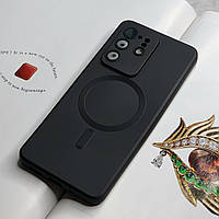 Чехол для Samsung S20 Ultra. Черный матовый цвет, с защитой камеры