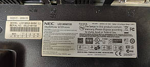 РК-монітор з DVI і audio 19 дюймів NEC MultiSync LCD195NX No 23040510, фото 5