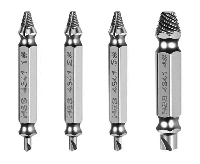 Набор бит экстракторов для выкручивания саморезов и болтов (4 шт, в коробке)