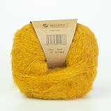 Пряжа Drops Brushed Alpaca Silk (колір 19 curry), фото 2