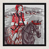 Картина за номерами Подорож рідним краєм 40*40 см Ідейка KHO 2537, фото 4