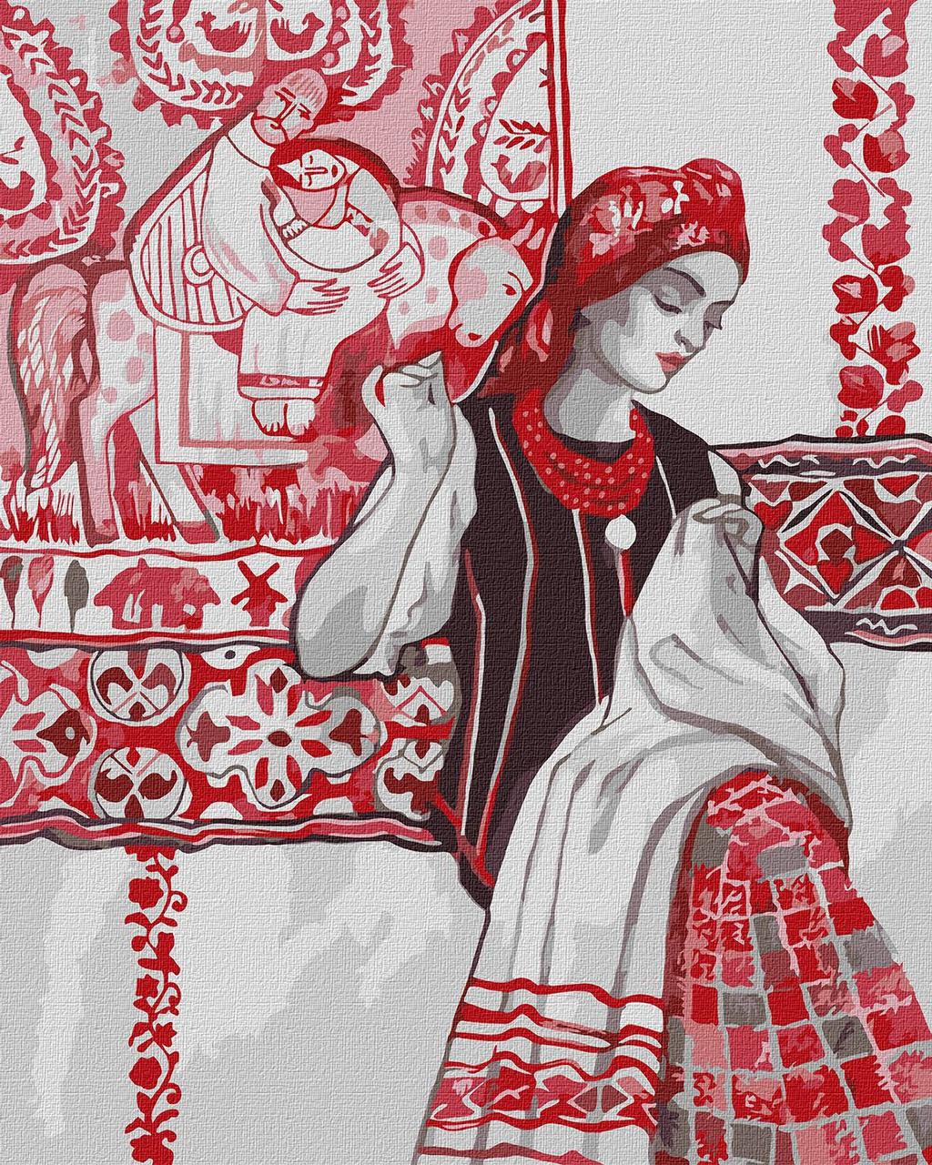 Картина за номерами Талановита майстриня 40*50 см Ідейка KHO 2539
