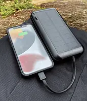 Power bank, зовнішній акумулятор («Power bank») Павер Банк Soluser, 30000mAh, чорний